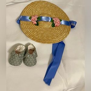 Felicity’s Summer Hat and Brocade Shoes